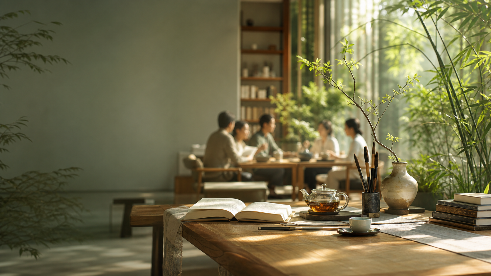 茶席共读现场